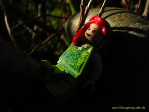 lego minifig noppenquader moc poison ivy weide outdoor sonne