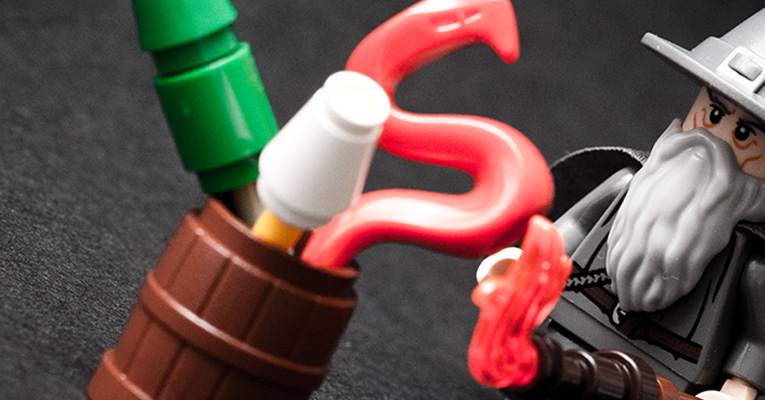 Lego Gandalf zündelt an Silvester - Vorschaubild