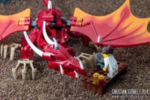 Lego Drache bekommt Maniküre - Artikelbild