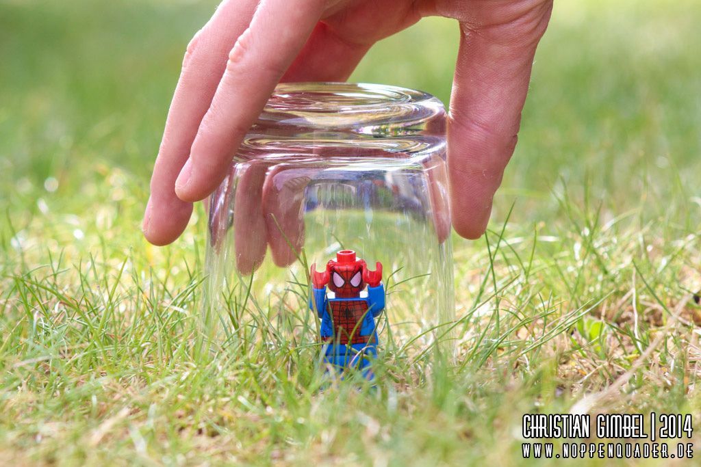 Lego Noppenqauder - Artikelbild - Captured Arachnida - Spiderman