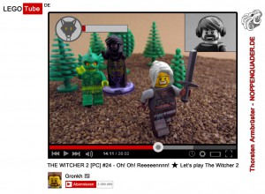 noppenquader, lego, let's play, gronkh, the witcher, moc, minifigs, minifig, geralt von riva