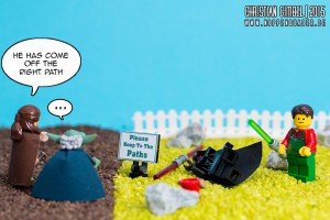 Noppenquader - Lego - Artikelbild - der wahre Pfad der Jedi
