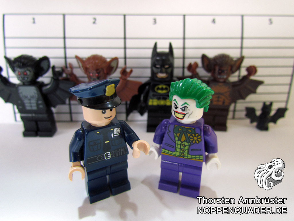 joker, batman, bat, fledermaus, moc, lego, noppenquader, polizei, police, line-up, dc