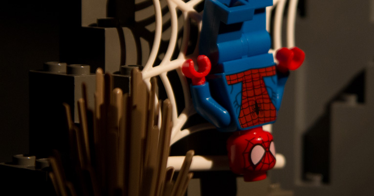 Noppenquader Lego Sam vs. Spiderman Vorschaubild