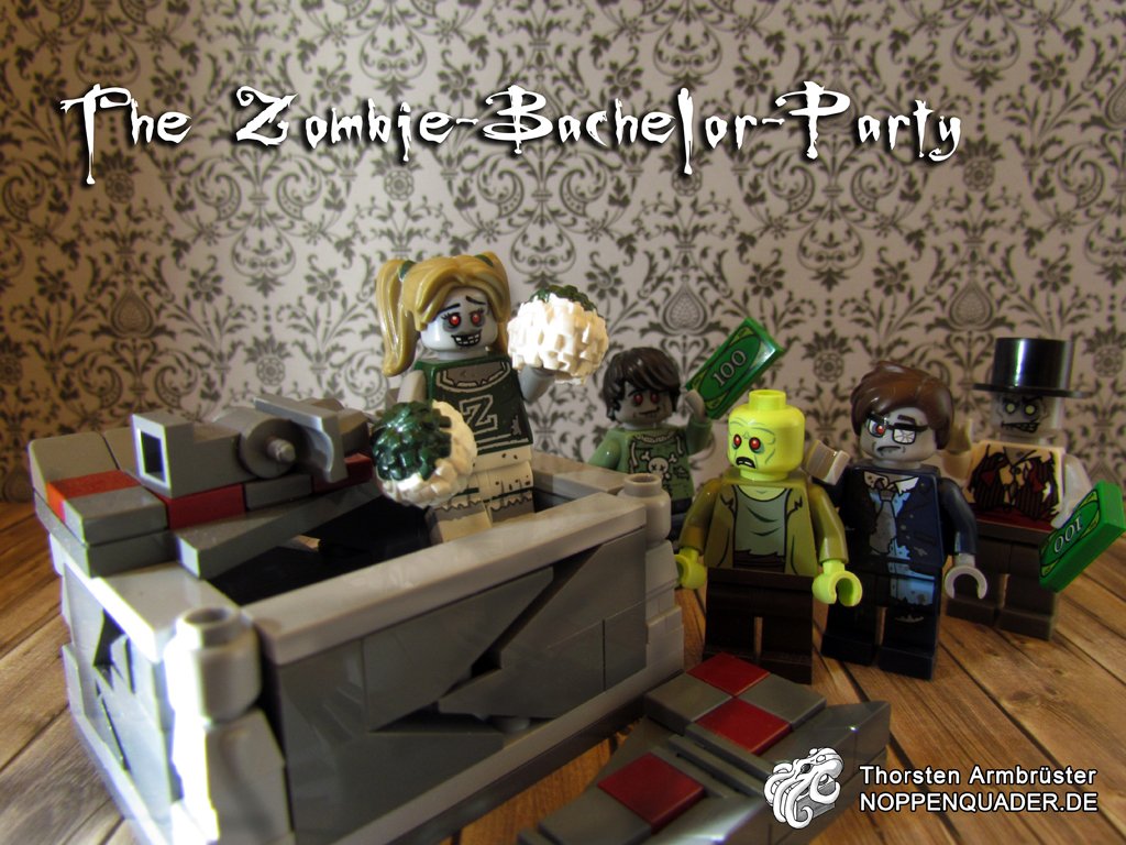 zombie bachelor lego noppenquader minifig minifigs monster party stripper sarg untod undead