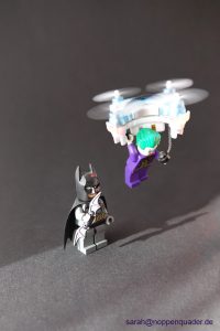 lego minifig noppenquader moc batman joker drone quadrocopter gadget