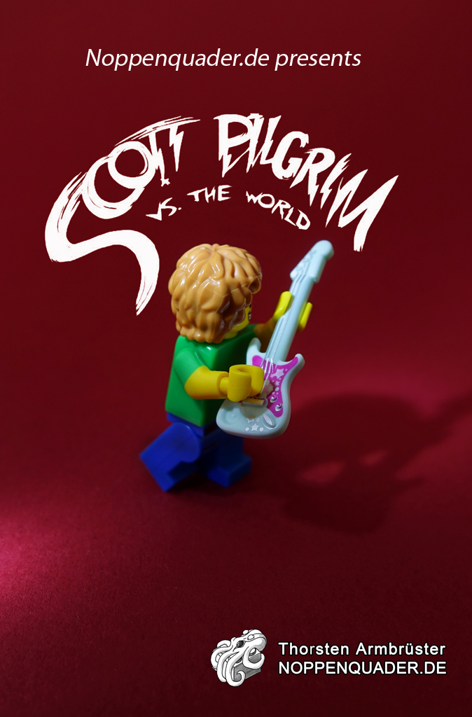scott pilgrim movie lego noppenquader moc minifig