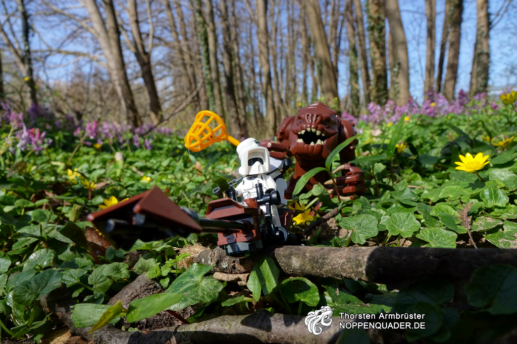 star wars rancor stormtrooper lego minifig minifigs moc speederbike noppenquader imperial 