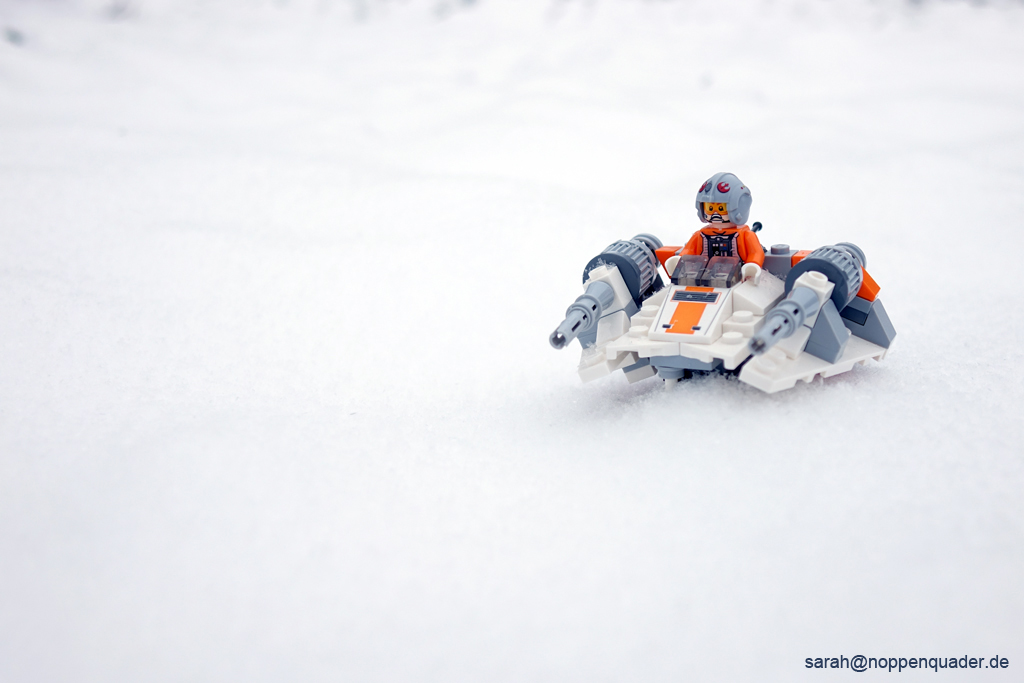 lego microfighter snowspeeder schnee winter hoth star wars